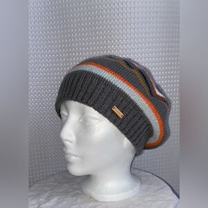Unisex slouchy ROOTS knitted beanie‎ Toque one size